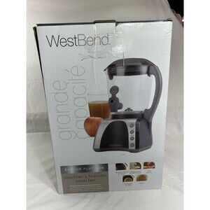 West Bend Venti Hot Beverage Maker Platinum Edition 72 oz Black CL401V,  New